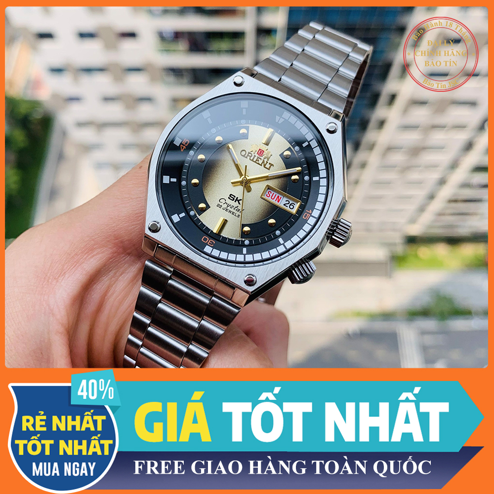 { RẺ VÔ ĐỐI }{ BẢO TÍN ĐỒNG HỒ SHOP SỊN LAZADA } Đồng Hồ Orient Nam Sk Mặt Lửa Automatic Japan + Thẻ Bảo Hành