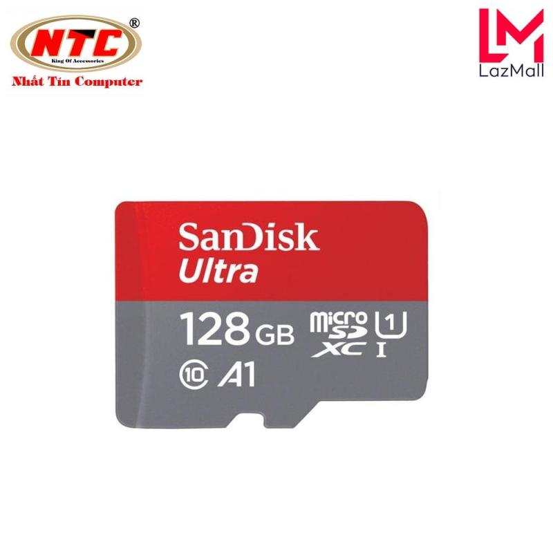 Thẻ nhớ MicroSDXC SanDisk Ultra A1 128GB Class 10 U1 100MB/s - box Hoa (Đỏ)