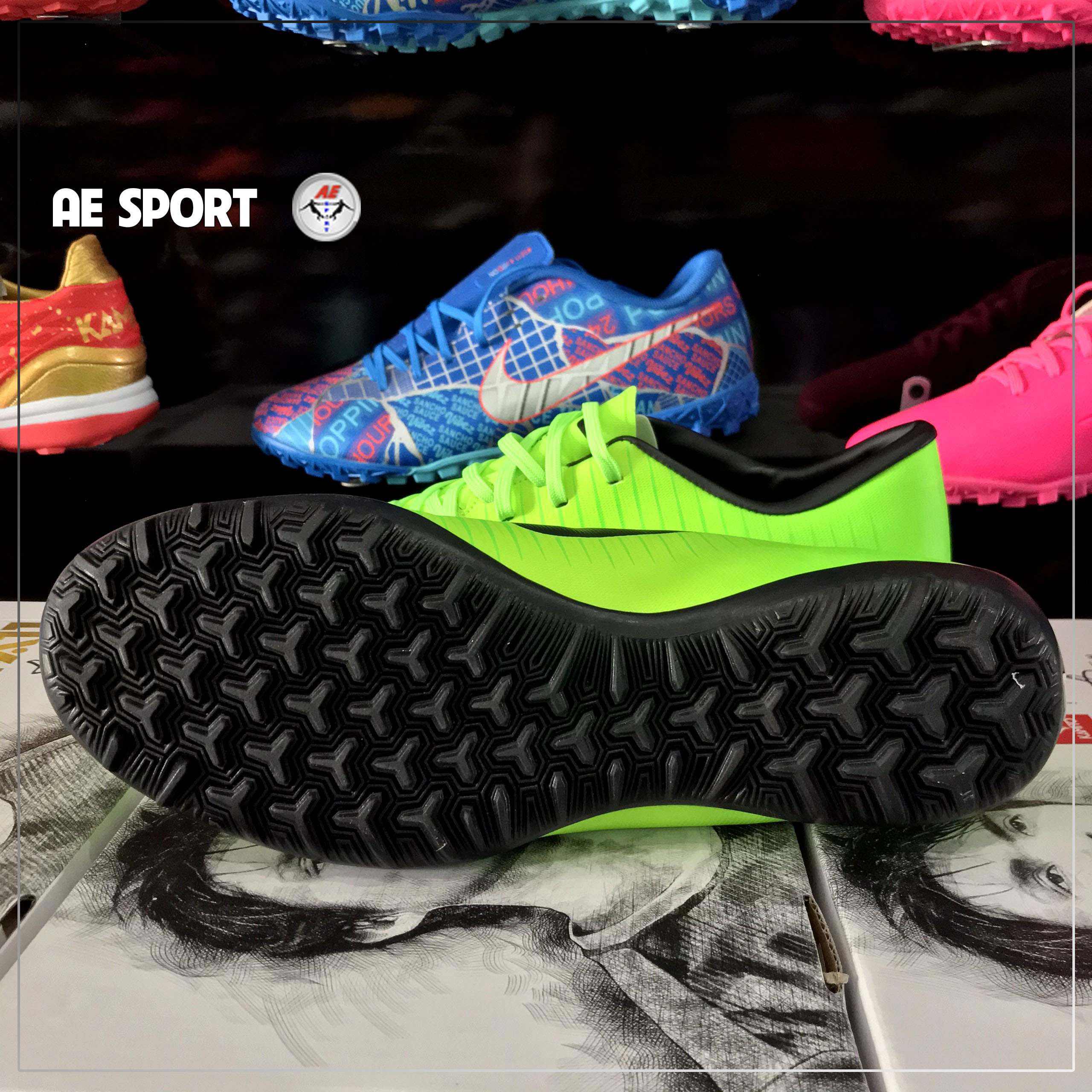 GIÀY ĐÁ BÓNG MERCURIAL X VIC 6 - TF