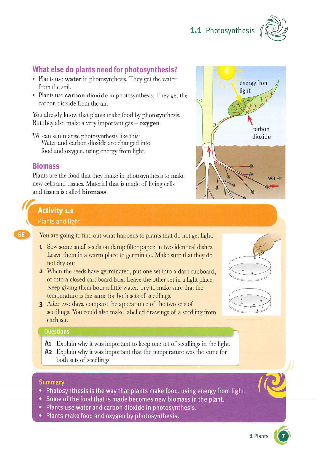 Science course book + Work book
