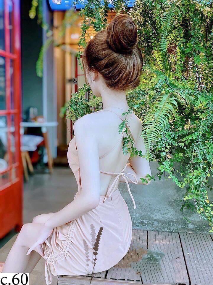 [HCM]ĐẦM ÔM BODY RÚT DÂY THỜI TRANG NỮ QUYẾN RŨ QC