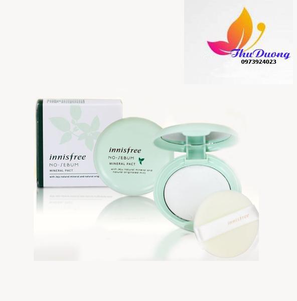 Phấn Nén INNSFREE No Sebum Mineral Pact