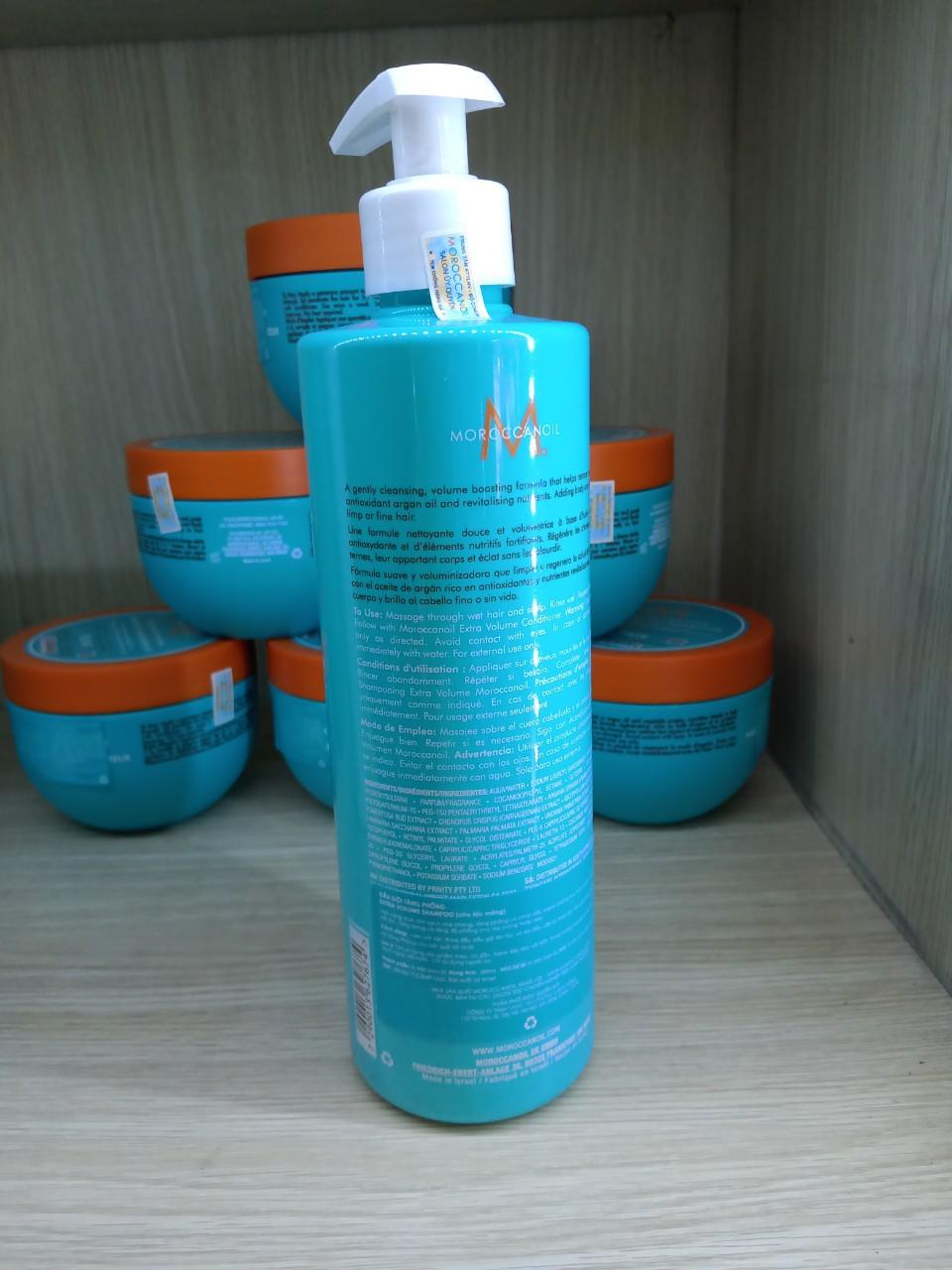 Dầu Gội  Tăng Phồng Tóc Moroccanoil Volume 500ML