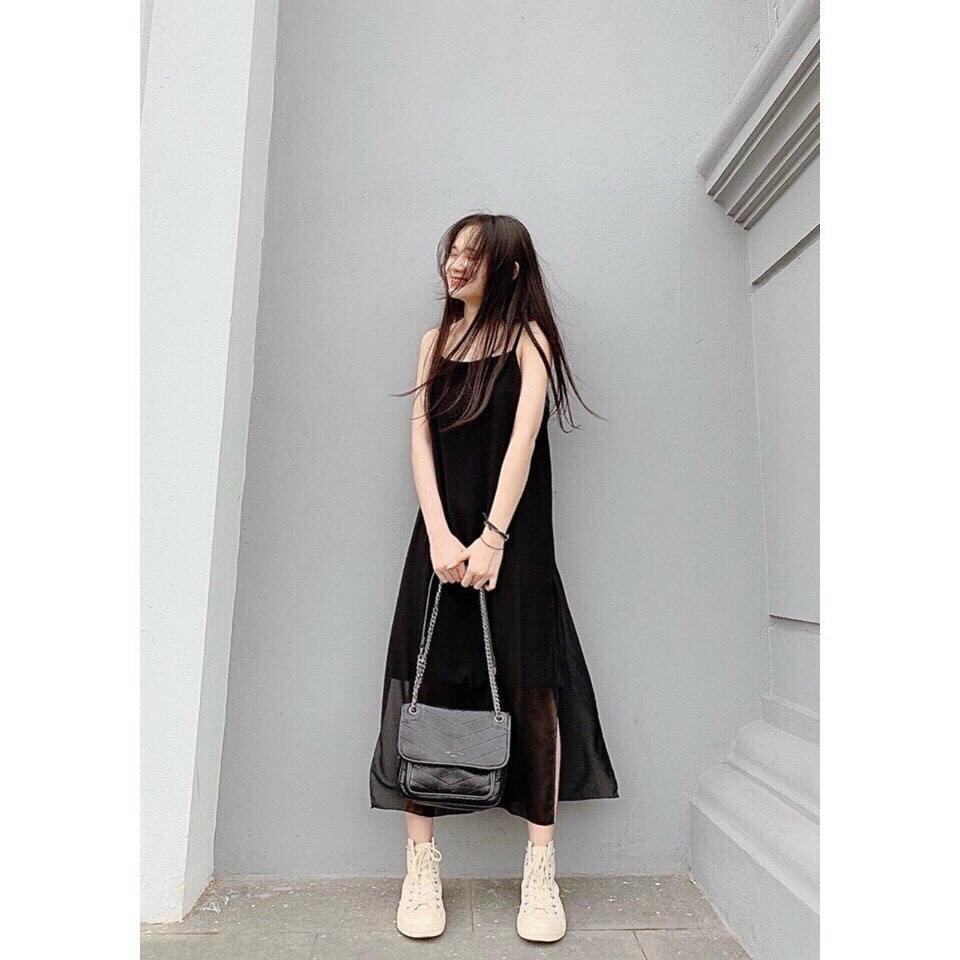 Đầm 2 dây voan 2 lớp quyến rũ TTSA0919