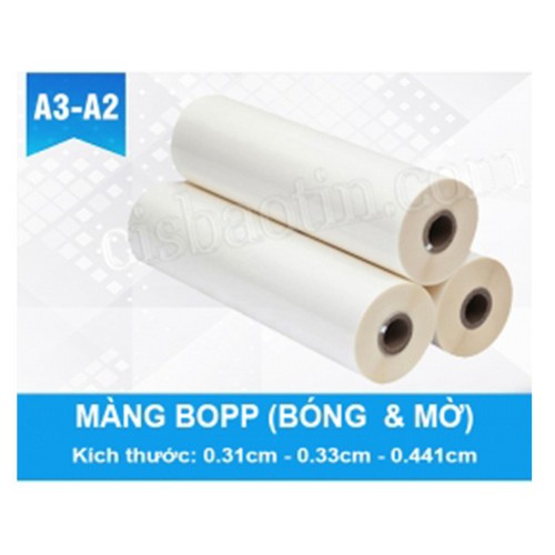 [HCM]MÀNG NHIỆT BOPP A3