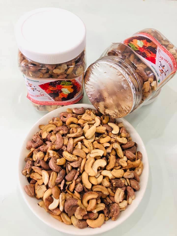 Hộp 500gr Hạt điều rang muối VIETFOOD