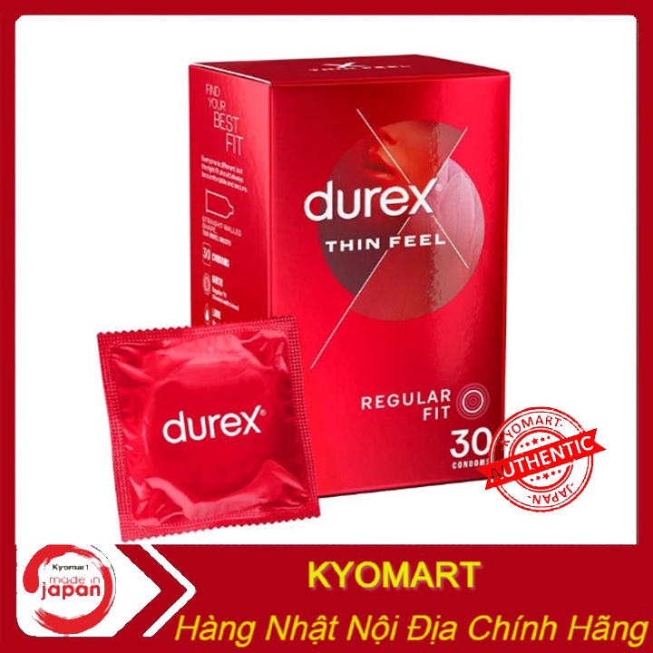 Bao cao su siêu mỏng Durex Fetherlite hộp 30 chiếc