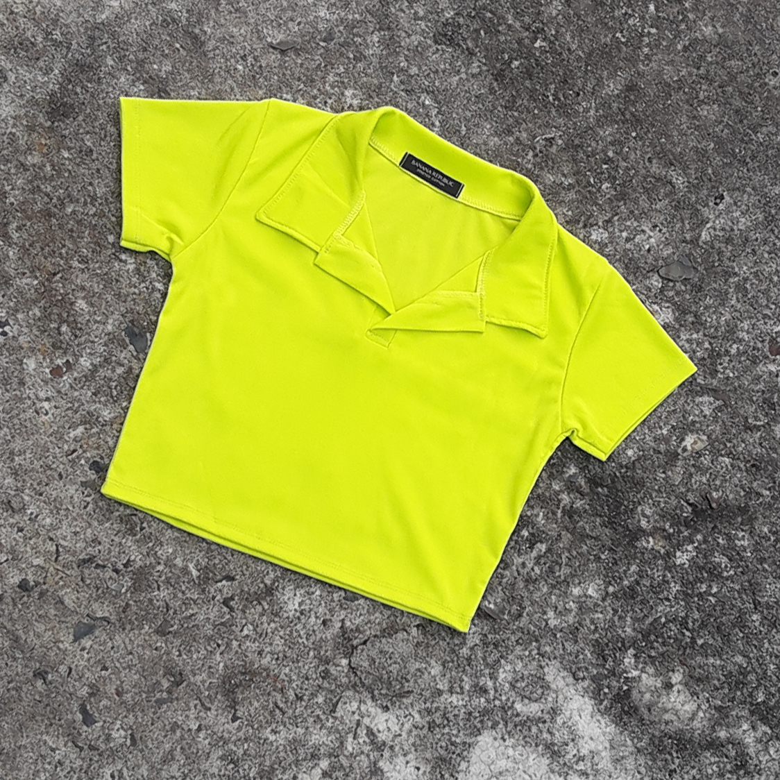 Áo croptop nữ cổ bẻ thời trang cao cấp XIXO