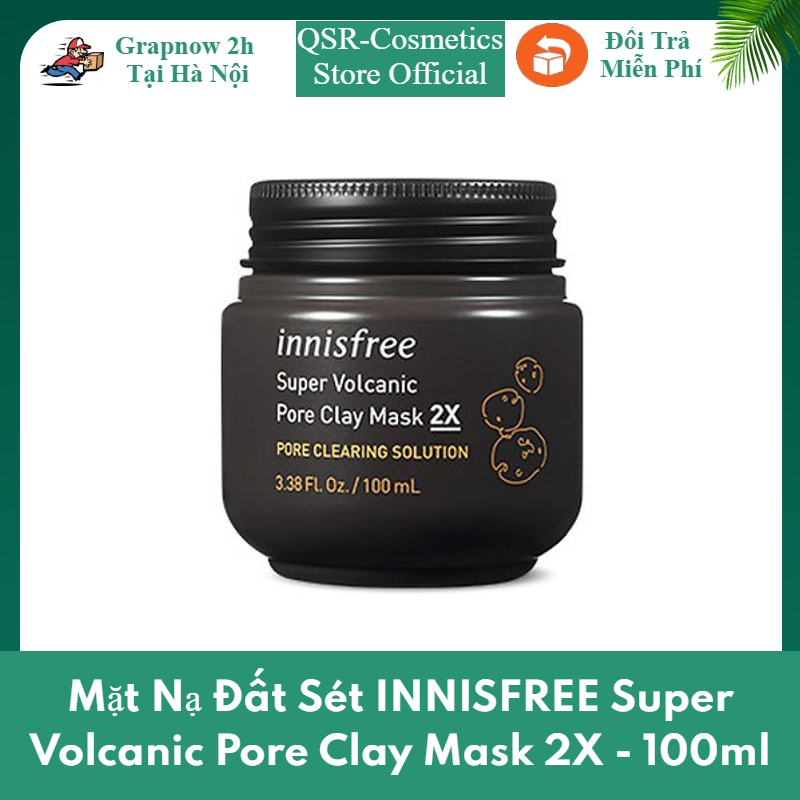 Mặt Nạ Đất Sét Innisfree Super Volcanic Pore Clay Mask 2X