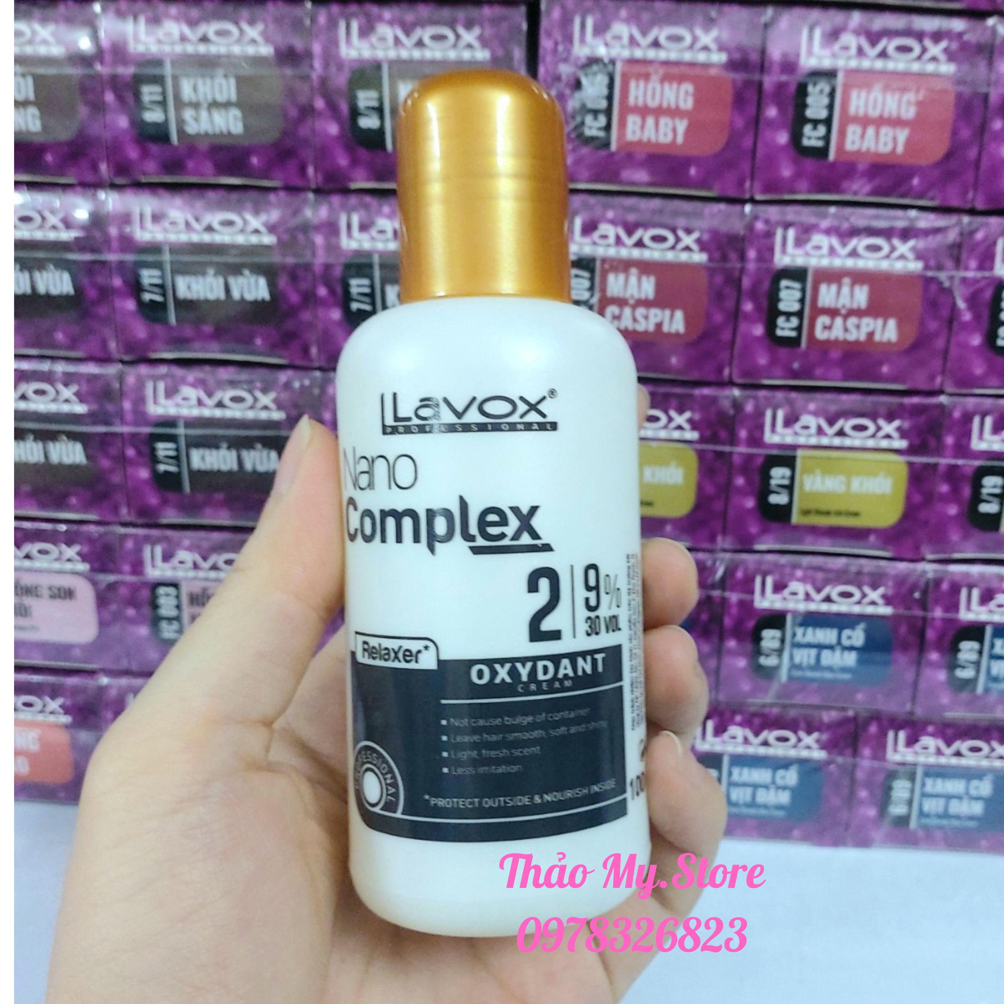 Oxy Nhí Trợ Nhuộm Siêu Dưỡng Lavox Nano Complex 100ml (6%, 9%, 12%)