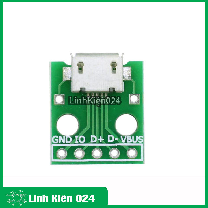 Bo chuyển micro USB-5P to 2.54mil DIP