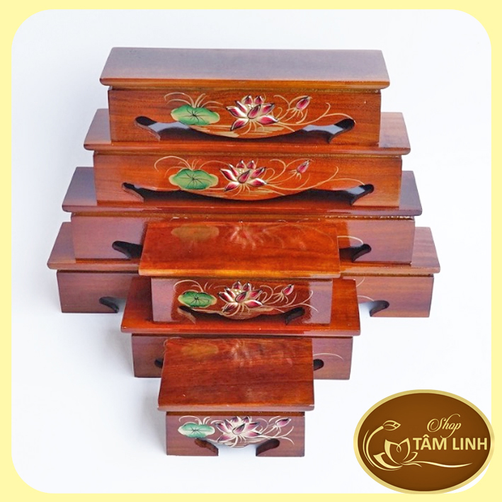 Đôn Gỗ dài đặt tượng thờ cúng bàn thờ nhiều cỡ