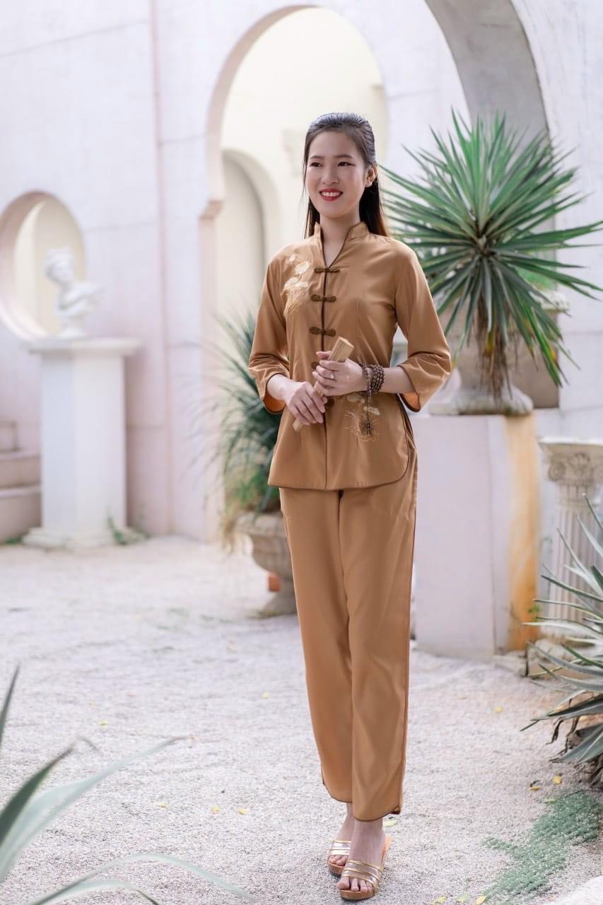 đồ lam di chùa - mẫu sẩm tàu truyền thống ( vãi kate )