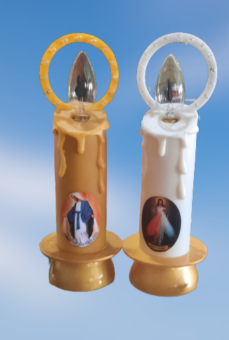 Đèn led hình nến trang trí bàn thờ chúa [Ảnh thật] [Có sẵn][Giá hủy diệt]