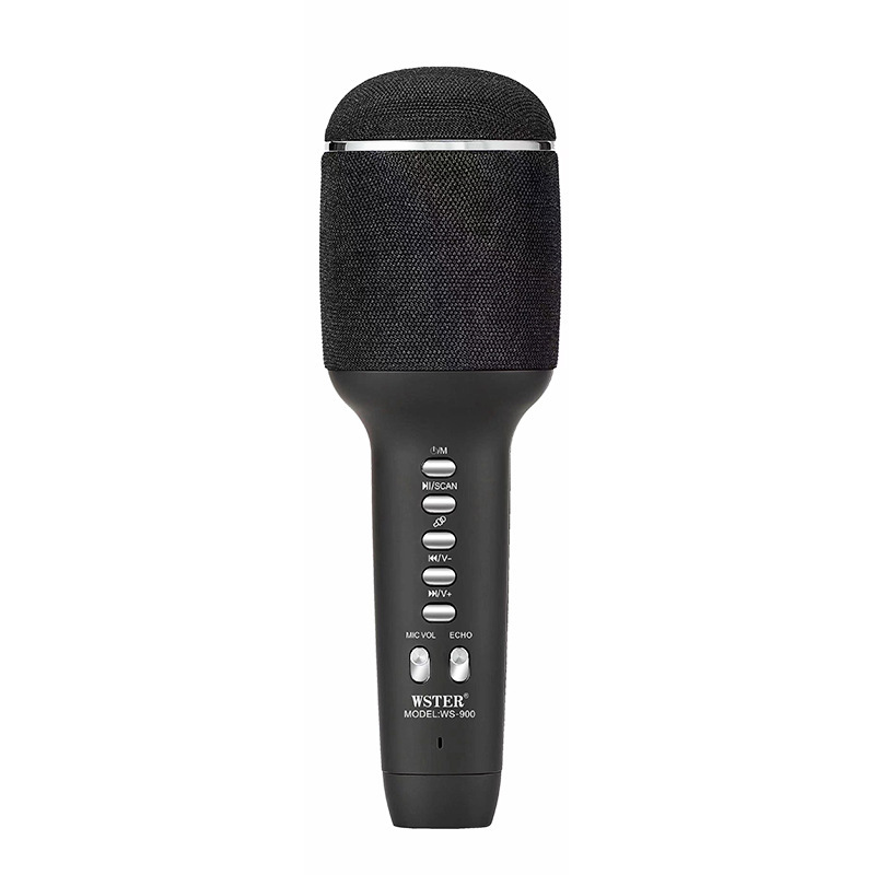 Micro Hát Karaoke Không Dây Kèm Loa Bluetooth WS-900 Thế Hệ Mới - Mic Hát Karaoke Công Nghệ Mới Có Chế Độ Nâng Giọng Giúp Hát Hay - Micro Cầm Tay Bluetooth Nhỏ Gọn, Âm Thanh Chuẩn, Loa Bluetooth Chất Lượng Cao, Mic Thu Âm Livestrem