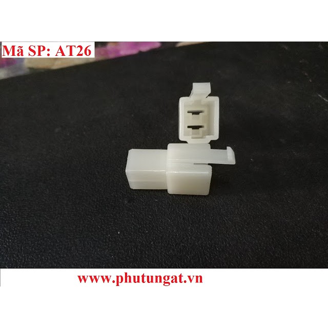 Nhựa đầu Cái 2P 6.3 có lưỡi - AT26 ( 1 bịch / 10 Cái)