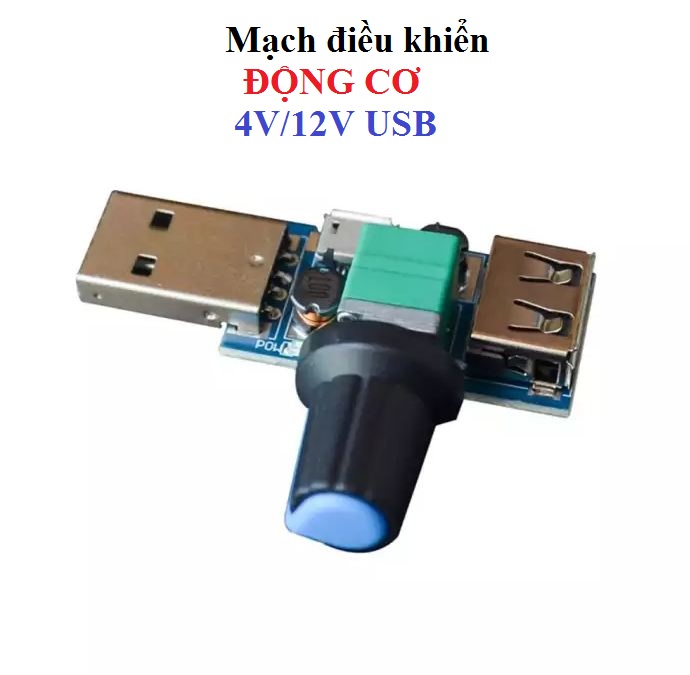 Bộ điều tốc động cơ - động cơ 4V/12V USB