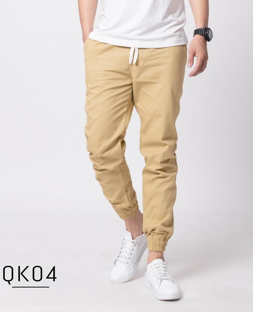 Quần Jogger Nam Vải Kaki Cao Cấp Thời Trang Phong Cách Hàn Quốc Cho Nam