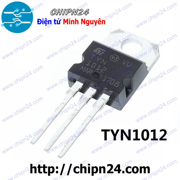 [2 con] (KT1) Triac SCR TYN1012 TO-220 12A 1000V
