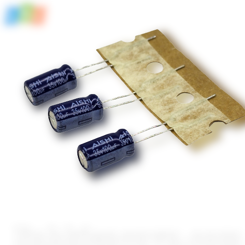 Tụ 100uF 35V AISHI 6.3*11mm