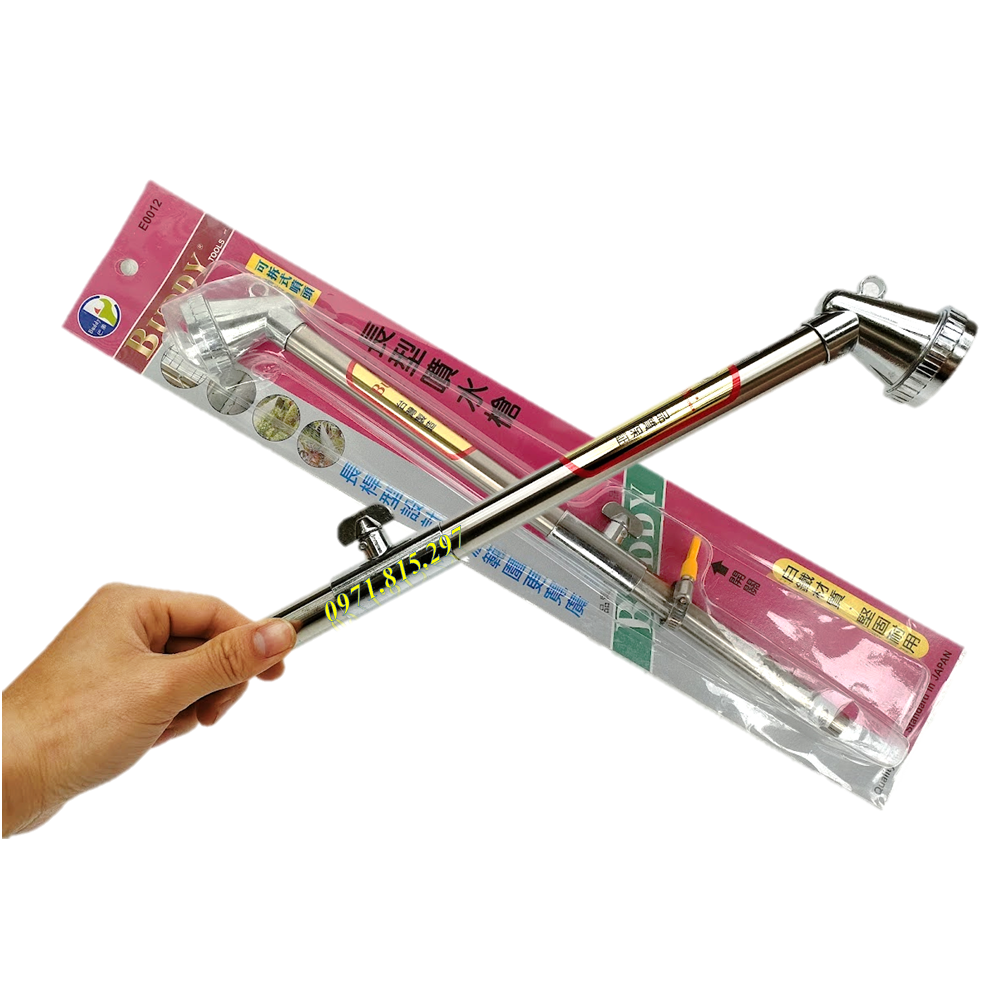 Vòi tưới cây inox Buddy có van khóa, dài 45cm