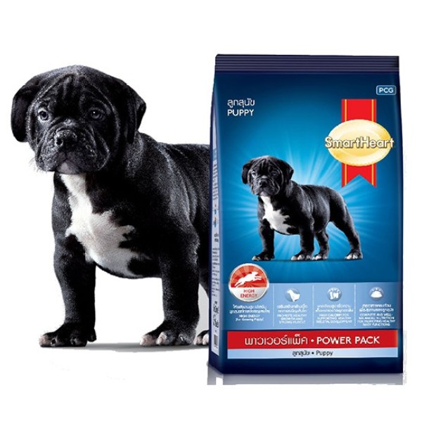 affordable Gói 3 kg (2 loại)- thức ăn dạng hạt chó PHÁT TRIỂN CƠ Smartheart Power pack (hàng nhập khẩu thailand) thích hợp chó cỡ lớn becgie ngao pit pull...