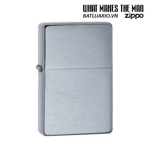 Zippo 230.25 - Zippo Vintage Brushed Chrome (No slashes)