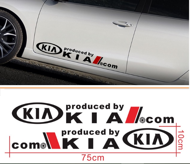 Tem dán cửa xe ô tô KIA 02