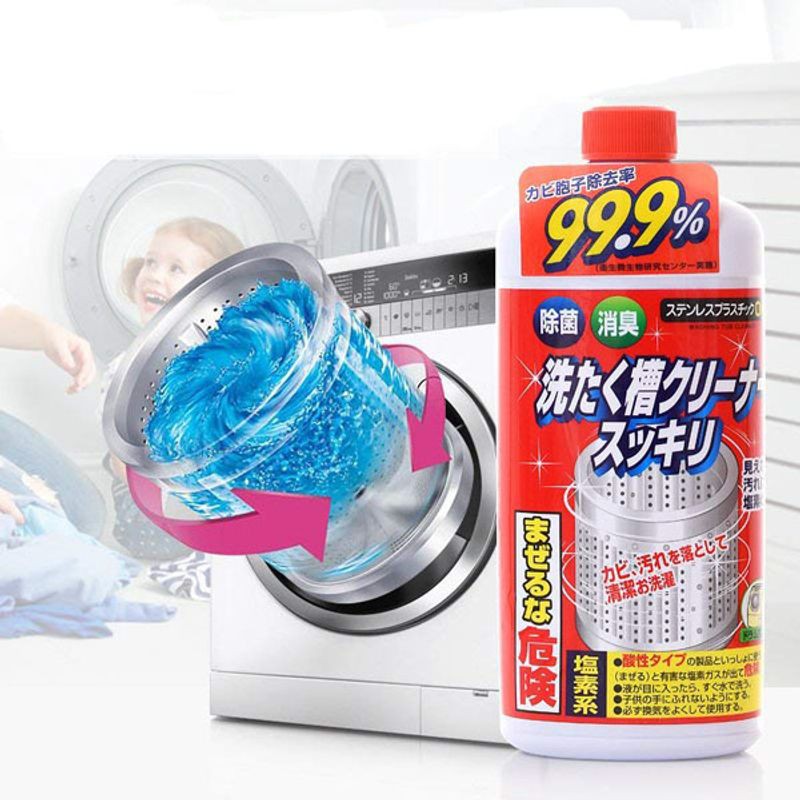 Nước Tẩy Lồng Máy Giặt Nhật Rocket Soap 550Gr