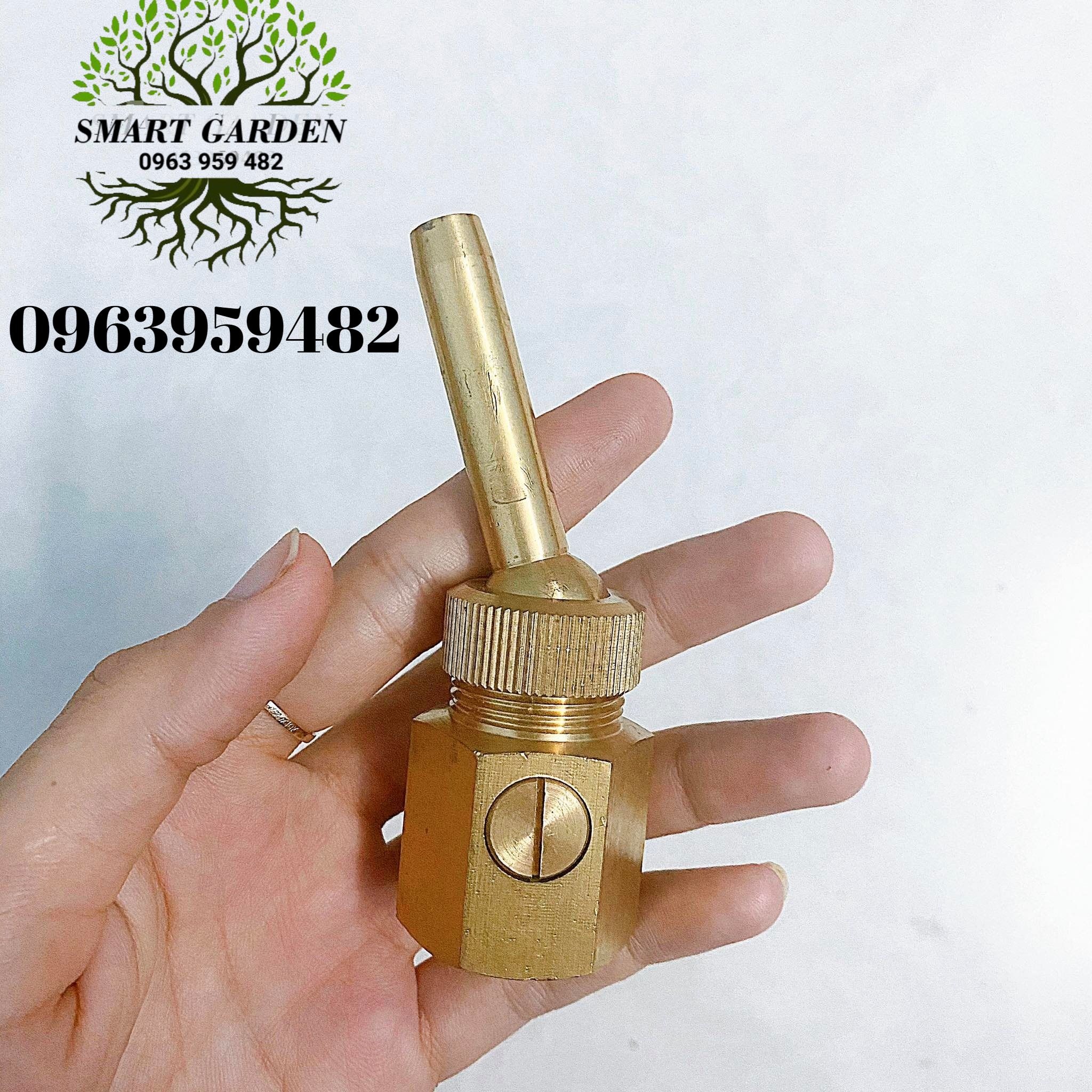 Đầu phun tia nước có van điều áp phi 27mm