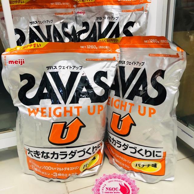 SỮA TĂNG CÂN NHẬT BẢN SAVAS MEIJI 1260G