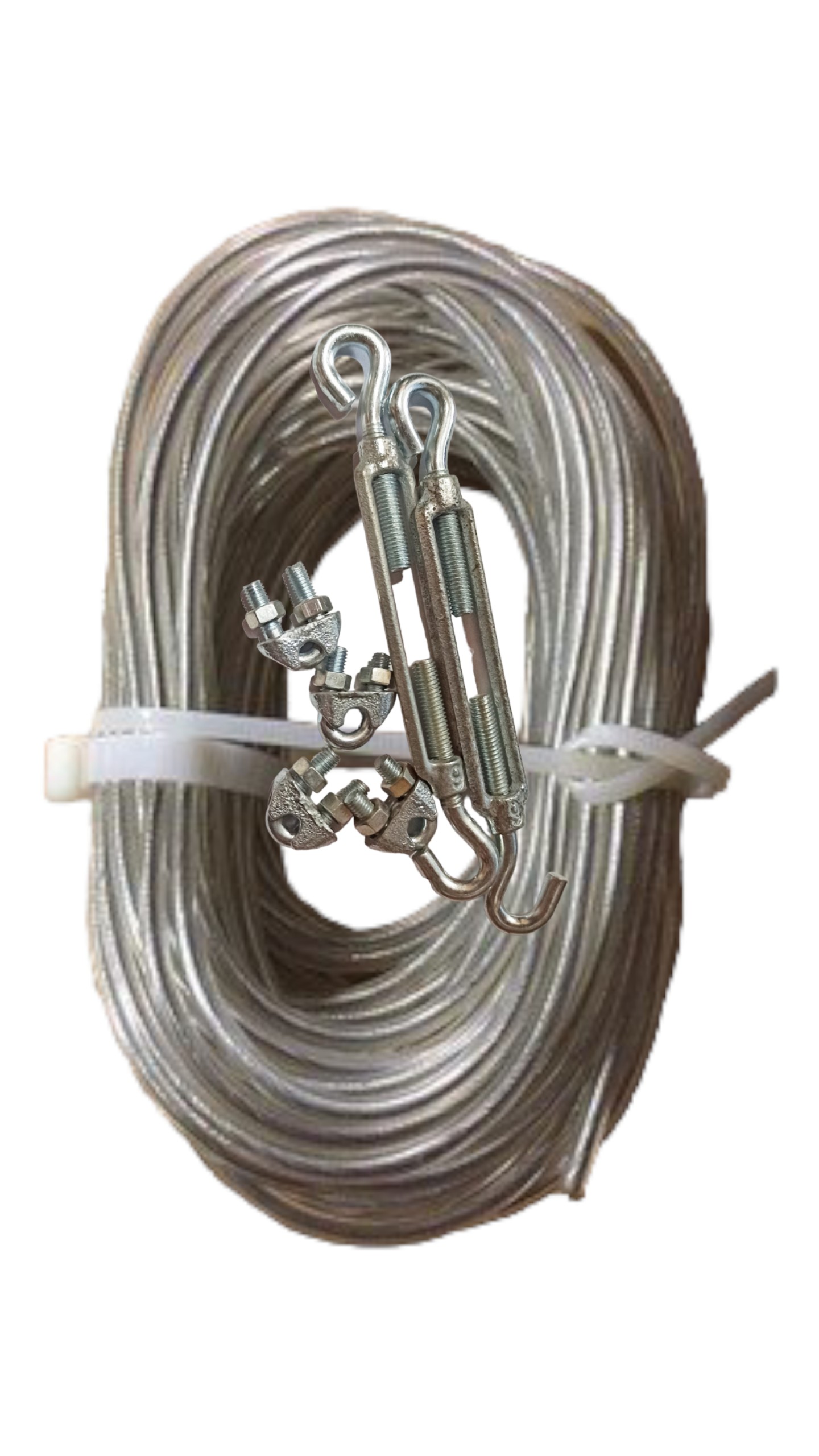 30m Dây cáp bọc nhựa phi 3mm, cáp bọc nhưa, dây phơi đa năng, chống han rỉ