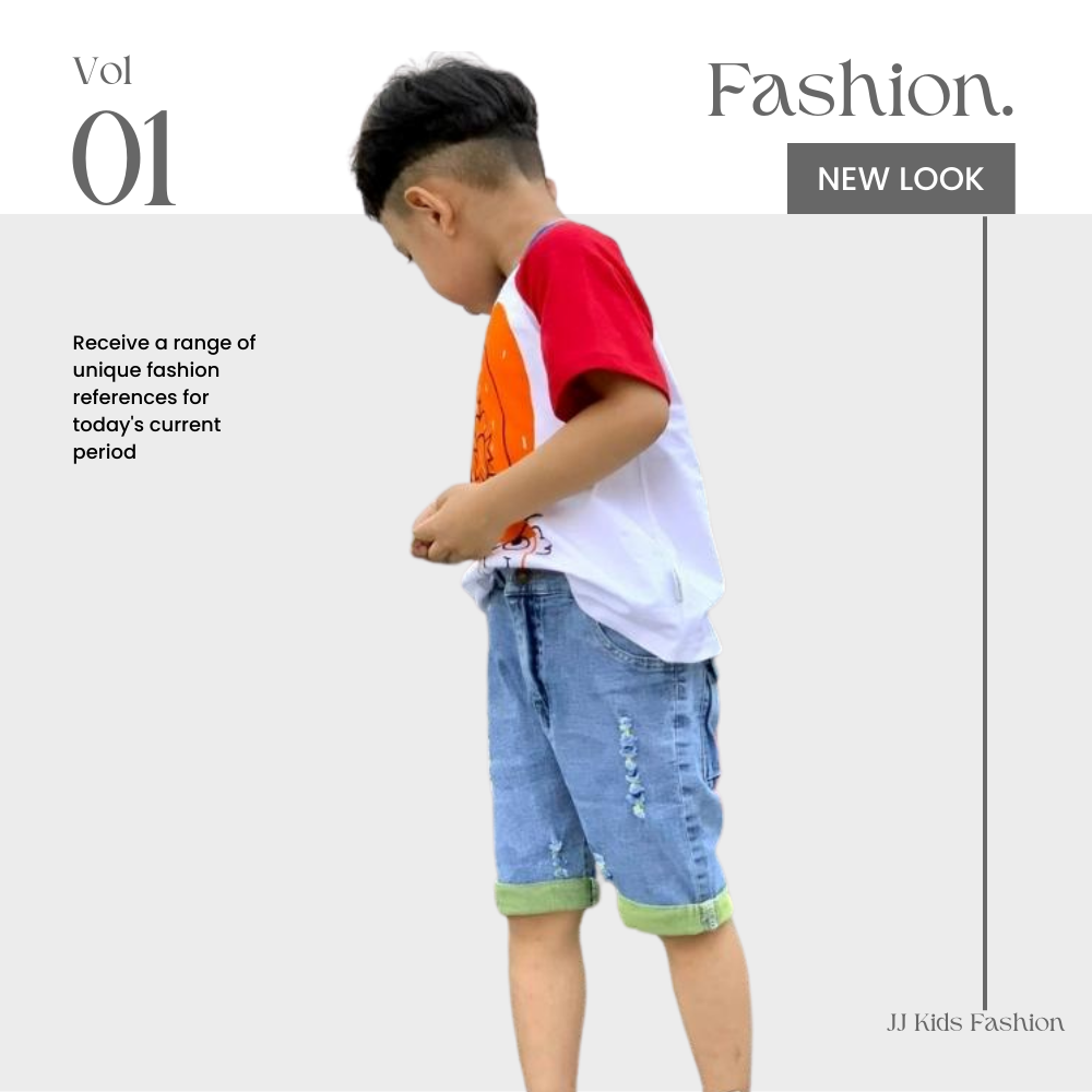 Quần jean bé trai,quần jean lững bé trai năng động thoải mái full size | FREESHIP MAX - JJ Kids Fashion