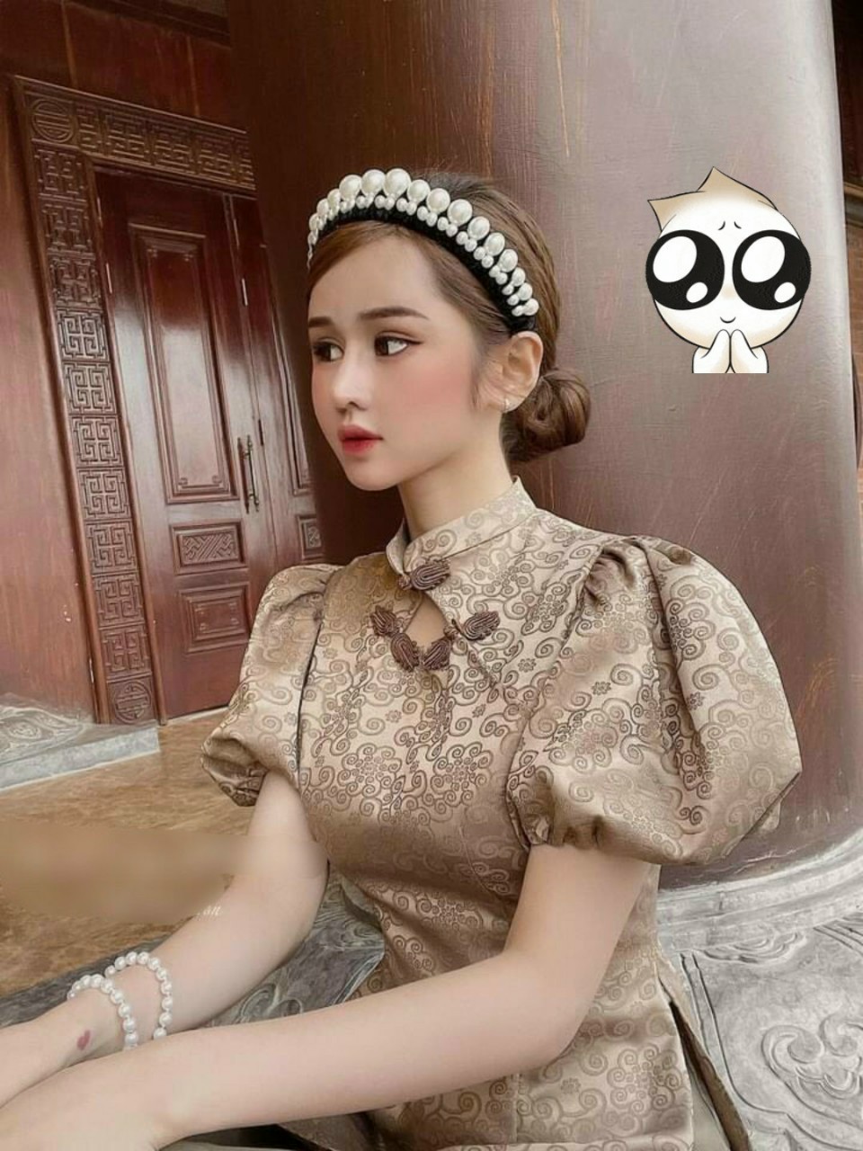 Sét bộ cổ tàu tay phồng siêu hot-HC#setbonu