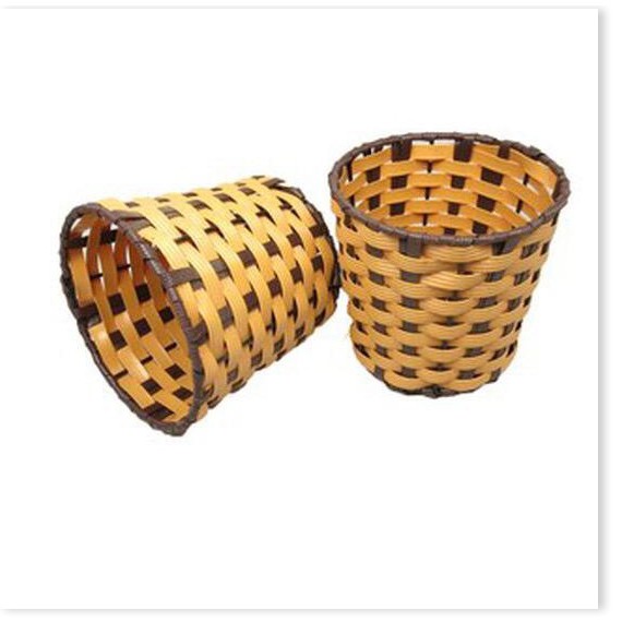 Giỏ Cốc Hộp Đựng Giấy Ăn Nhựa Giả Mây Siêu Rẻ