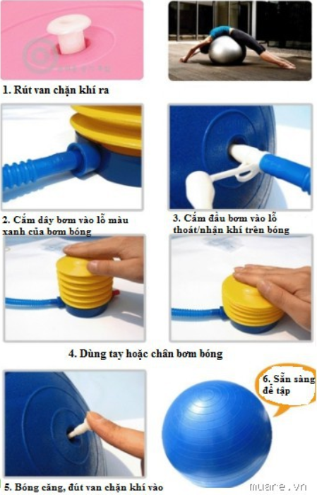 Bơm Bóng Dậm Chân