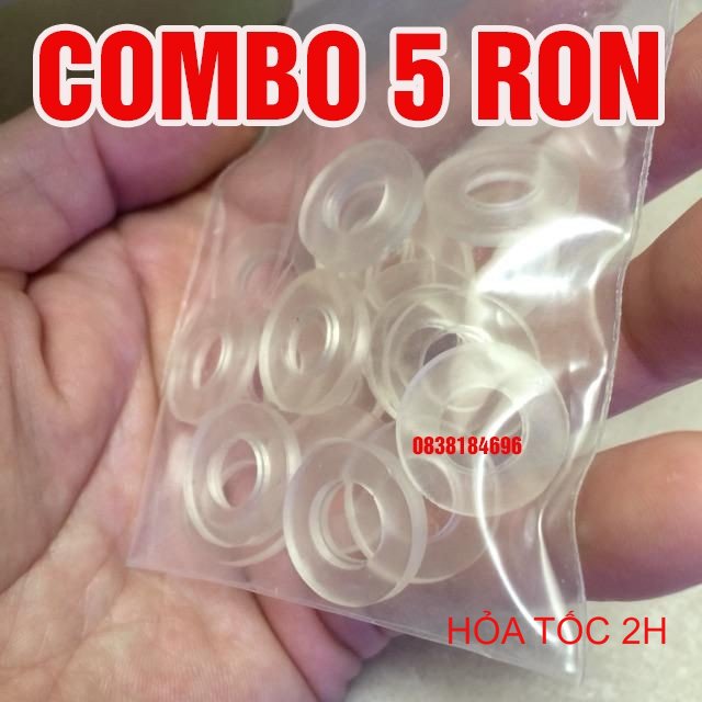 Ron cao su dùng cho dây xịt , dây sen, gioăng cao su, ron cao su dây cấp, zoăng dây bát sen, dây xịt combo 5 ron