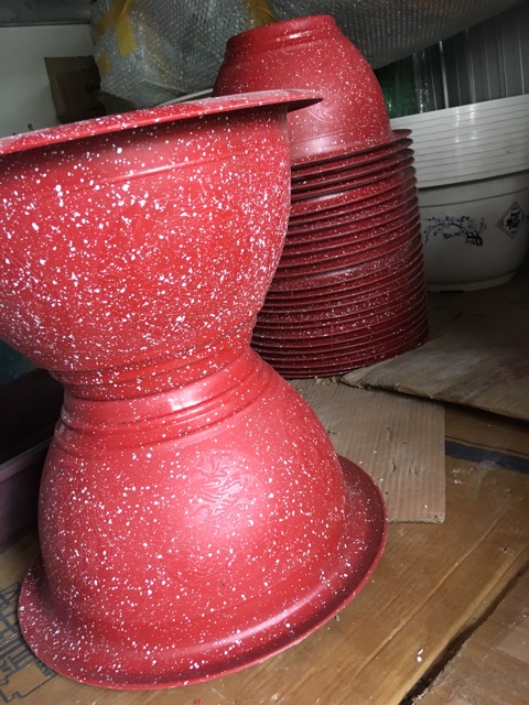 Chậu Nhựa Giả Đá T43