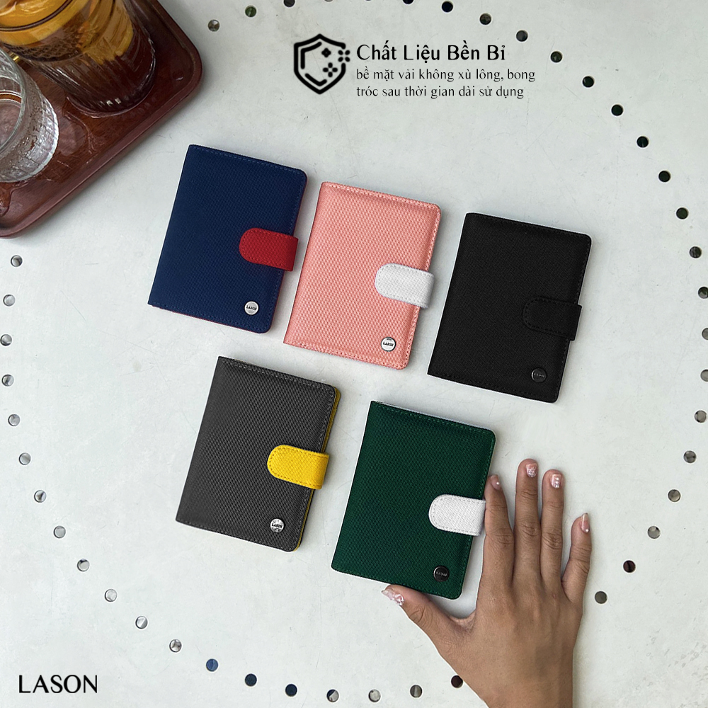 Ví DOLANTO BRAND® Button Wallet - Đứng