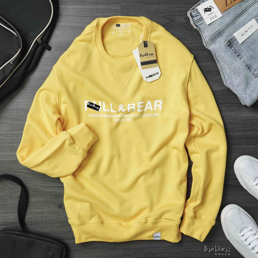 [Ảnh thật] [Giá hủy diệt] Áo tay dài Pull&Bear chất nỉ đẹp xịn
