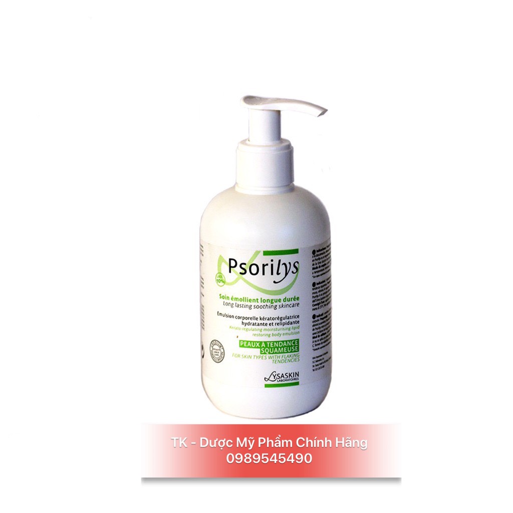 Kem dưỡng ẩm psorilys cho da vẩy nến, vẩy cá, á sừng, vẩy phấn hồng - 200ml