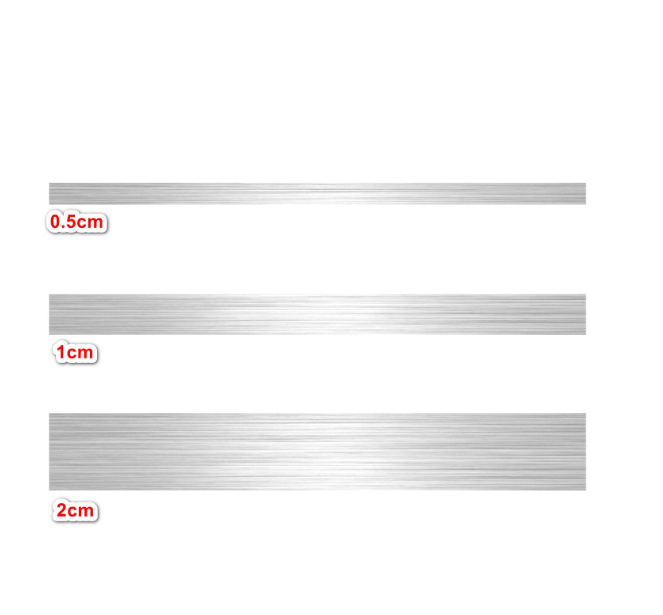 Cuộn chỉ dán viền trang trí MÀU BẠC dài 50m, dài 5m