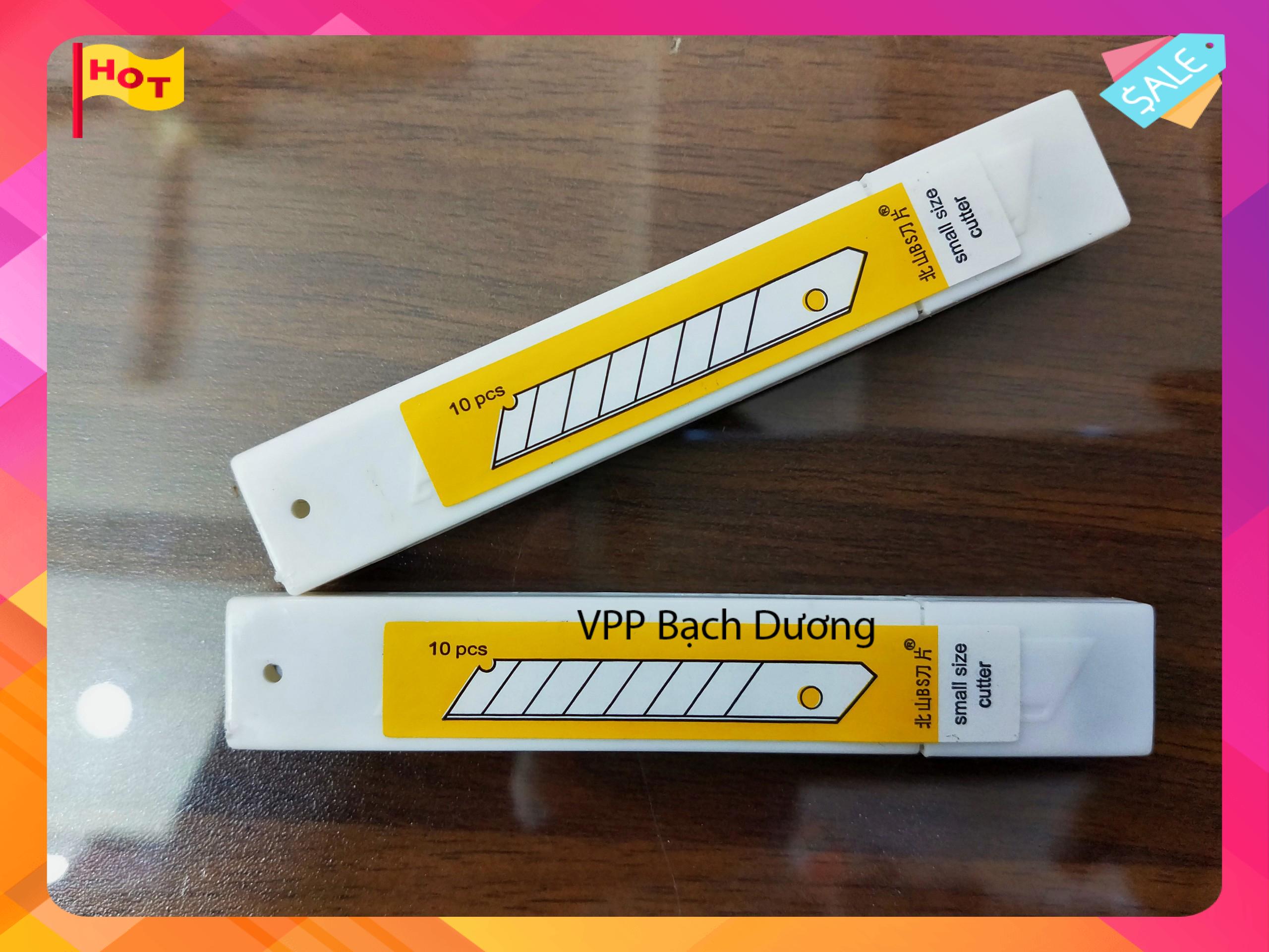 Lưỡi dao rọc giấy nhỏ A80 - 1 tép/10 lưỡi