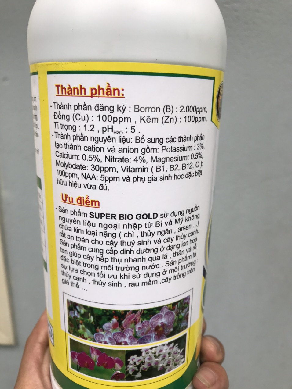 Dung dịch thủy canh BIO – LIFE 1 lít
