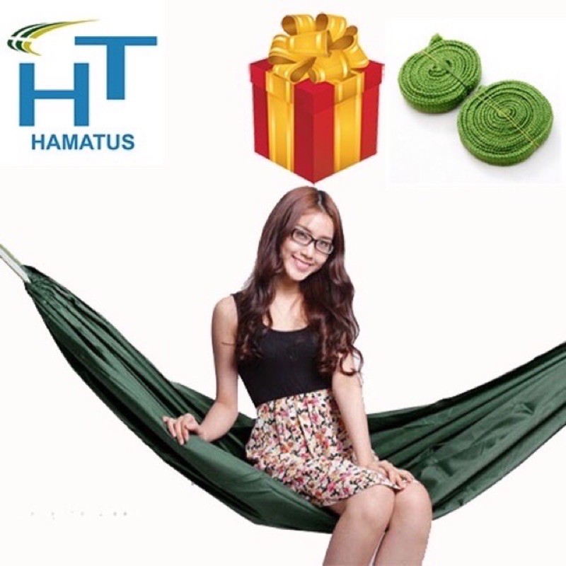 Võng dù 2 lớp cao cấp