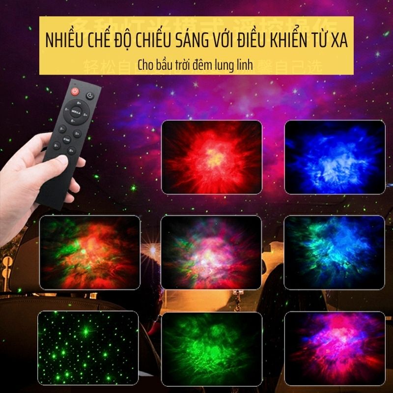 Đèn phi hành gia Astronaut chiếu hình tinh vân lung linh