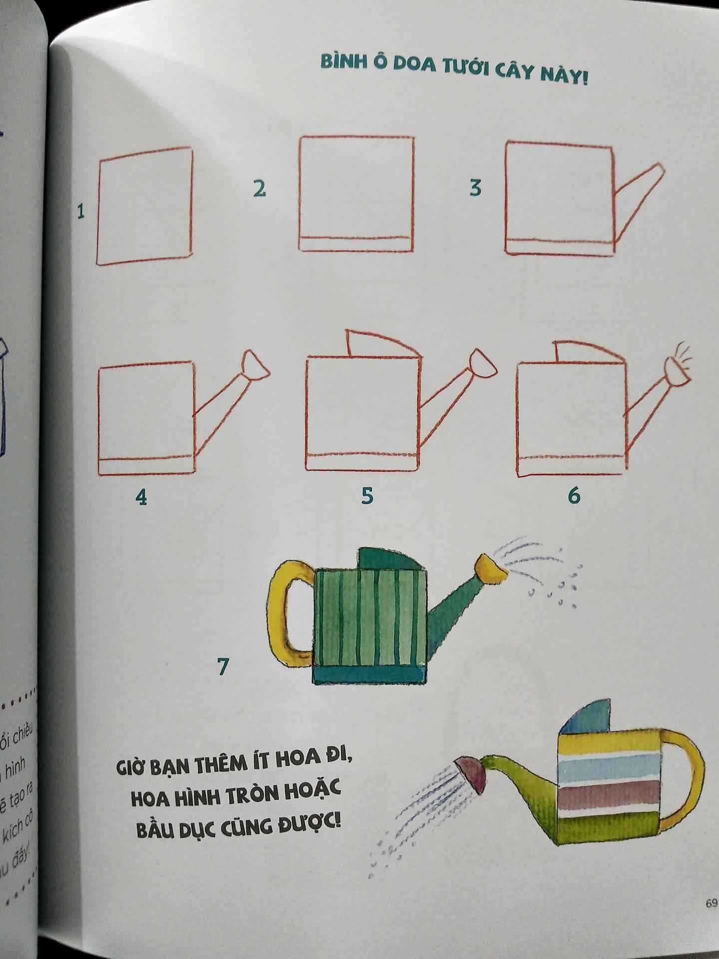 Sách Học Vẽ Bằng Hình Cơ Bản  (Kèm Khuôn Vẽ Bìa)