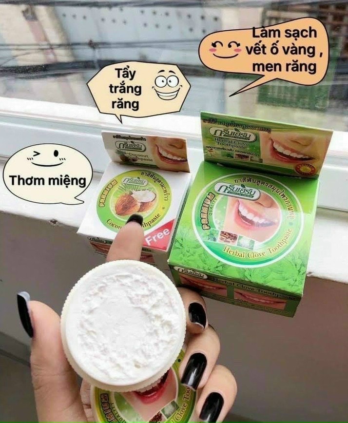 Kem tẩy trắng răng HERBAL CLOVE TOOTHPASTE Thái Lan