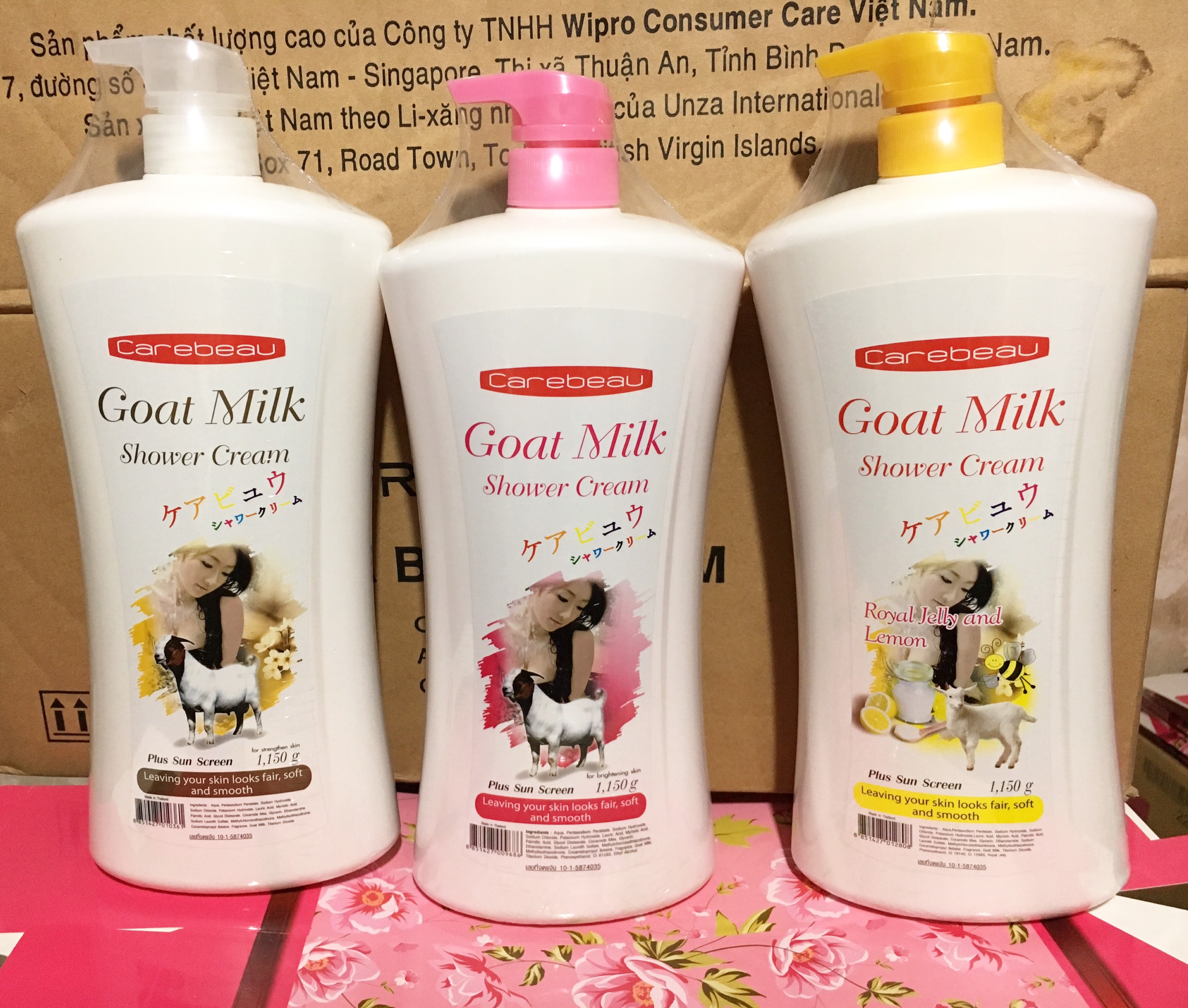 Sữa tắm dê goat milk thái lan 1150g
