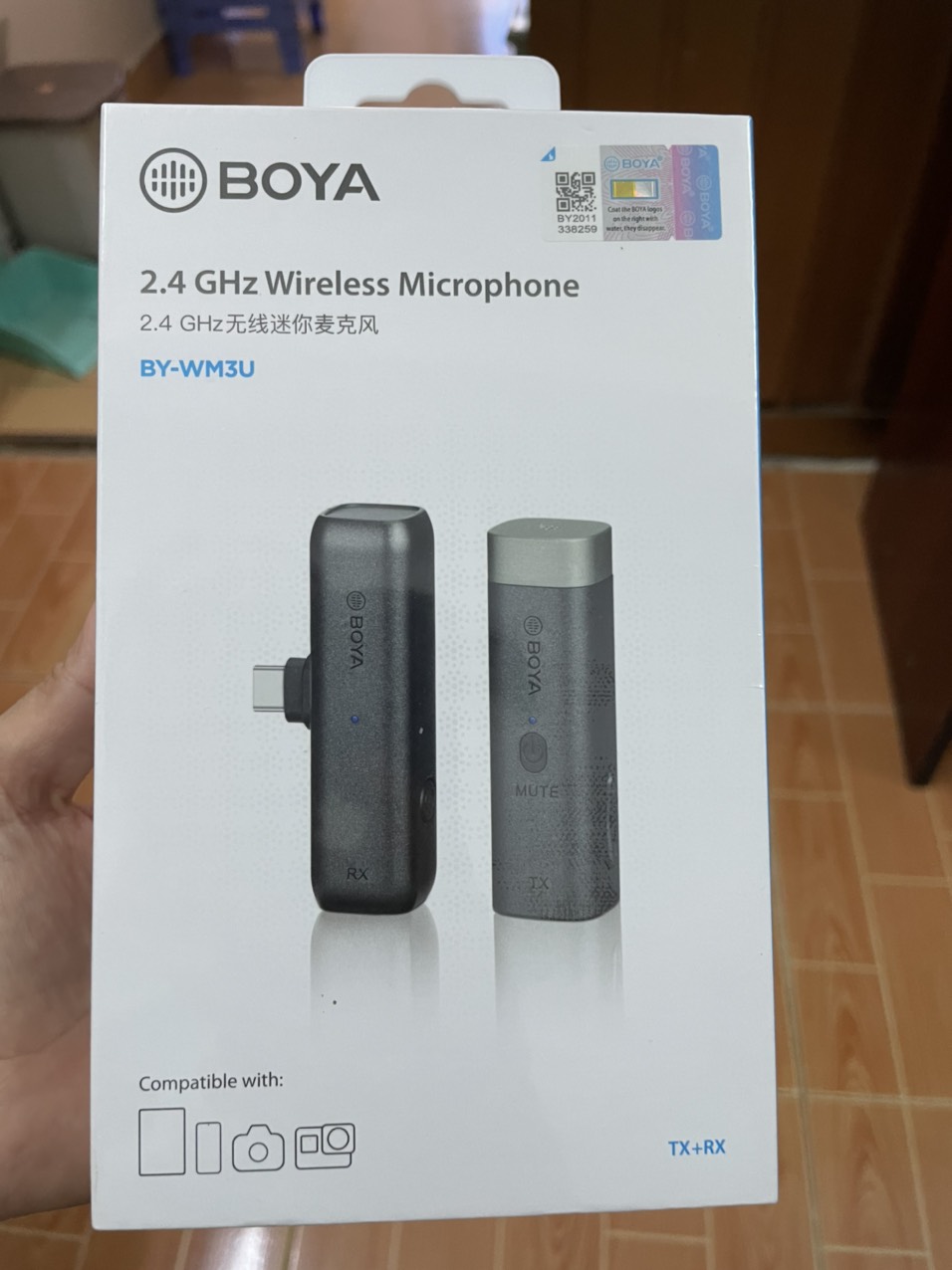 Micro không dây BOYA BY-WM3U
